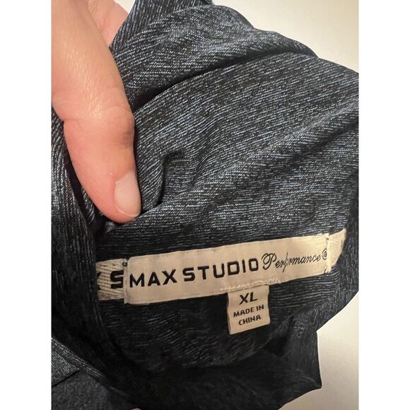 MAX STUDIO Women's Size XL Xlarge Top‎ Shirt Performance Long Sleeve Blue - Picture 6 of 9